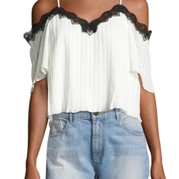 Alice & Olivia Fefe Cold Shoulder New (S) - Picture 3 of 4